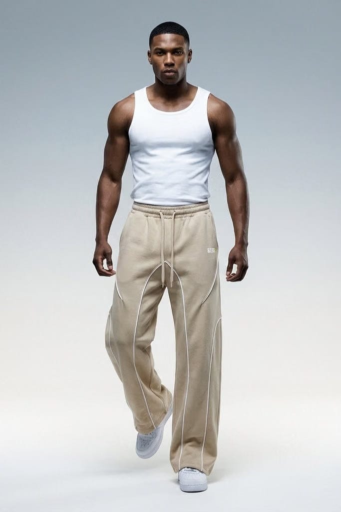 Gymbrat Arc Joggers Beige