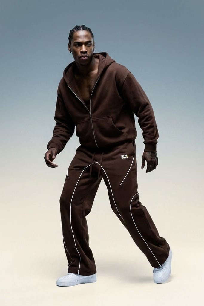 Gymbrat Arc Joggers Dark Brown