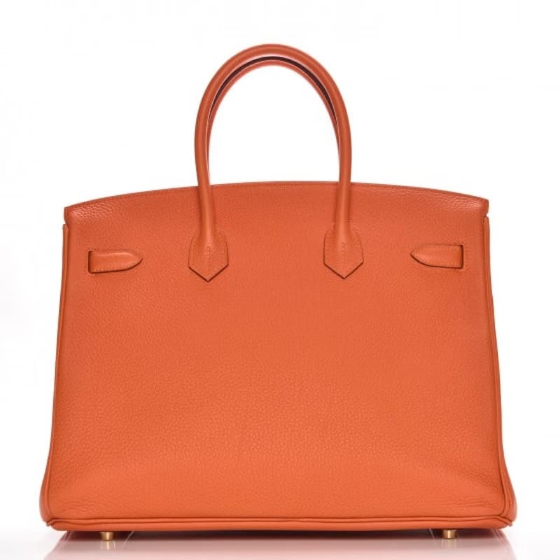 Hermes Birkin Togo Gold 35 Feu