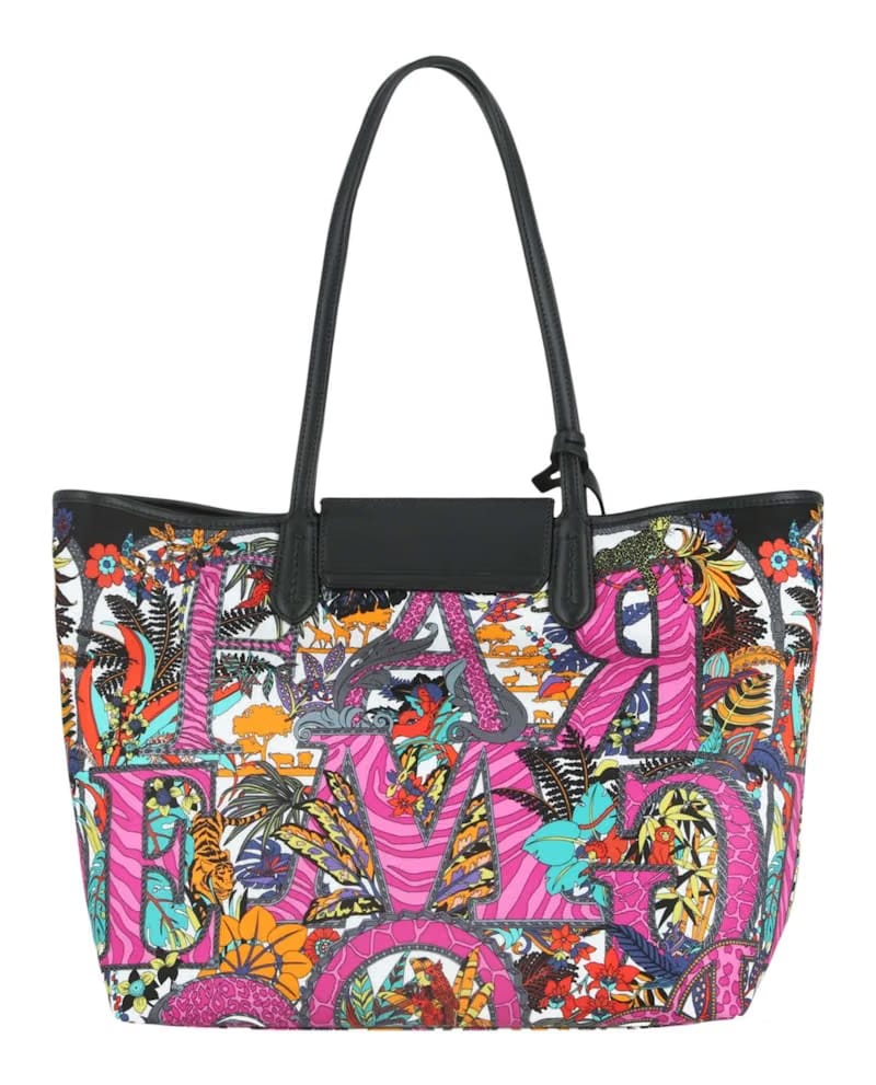 Ferragamo Gancini Graphic Print Tote Multi