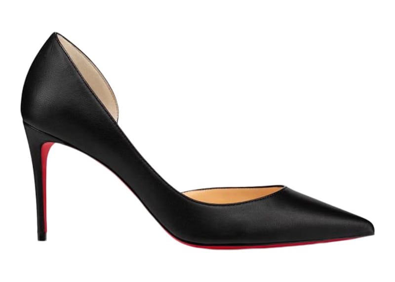 Christian Louboutin Iriza 85mm Pump Black Nappa Leather