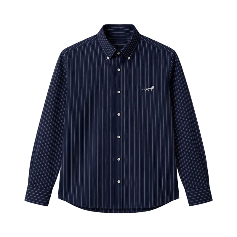 Valencrest Signature Stripe Shirt - Imperial Navy