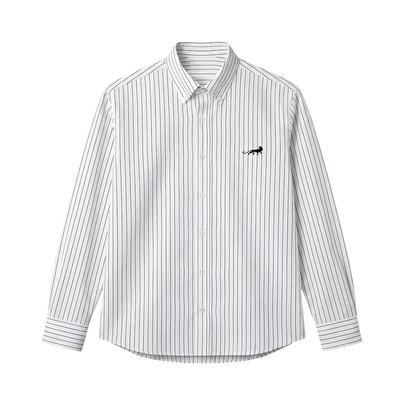 Valencrest Signature Stripe Shirt - Ivory Ash