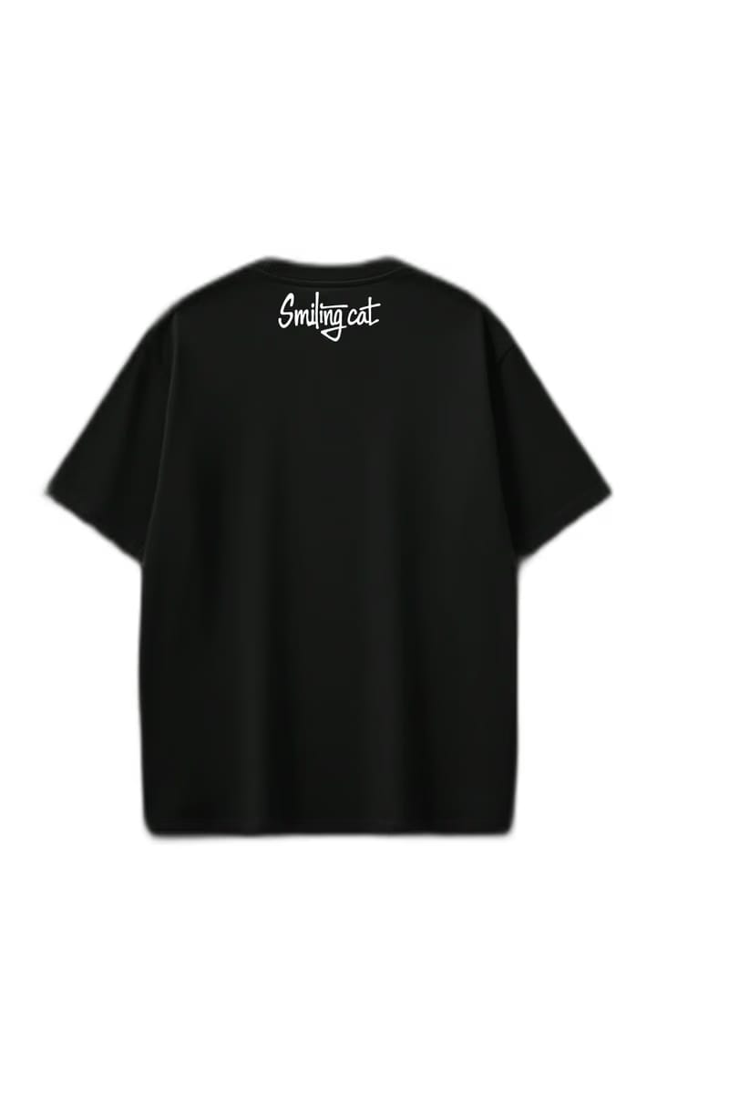 Smiling Cat- They Are Going to Judge Tshirt(Black)