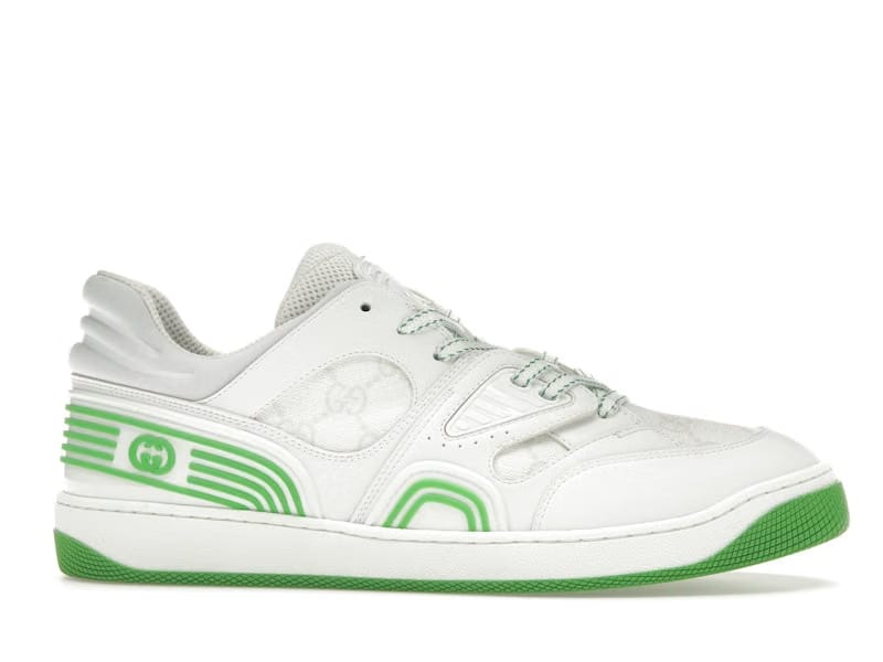 Gucci Basket Low White Demetra Green