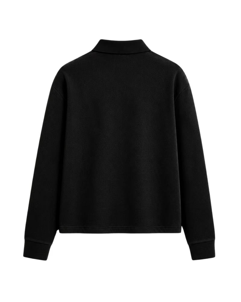 SUMMER CLASSIC POLO TEE - ALL BLACK