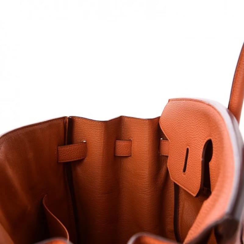 Hermes Birkin Togo 35 Orange Gold