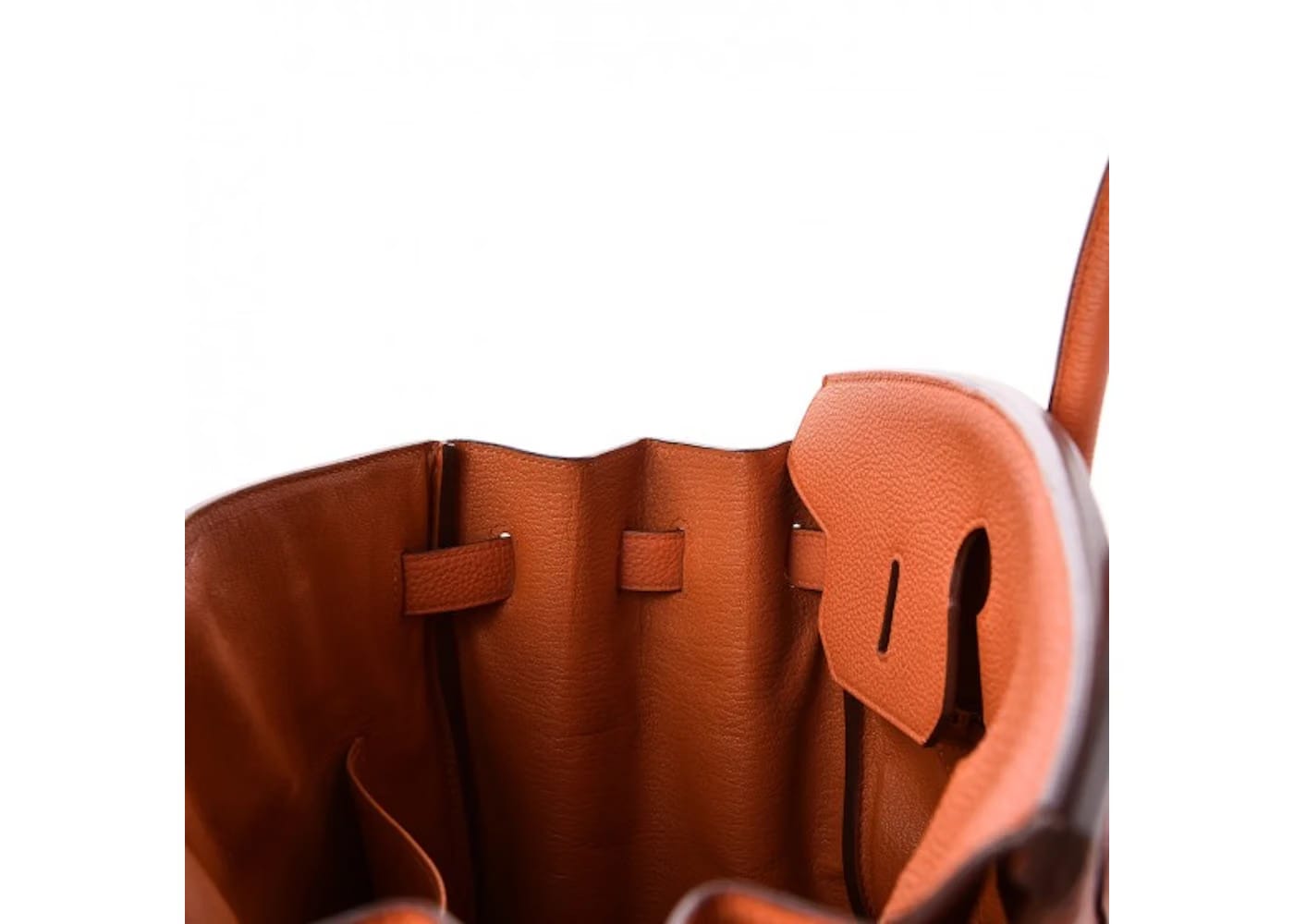 Hermes Birkin Togo 35 Orange Gold