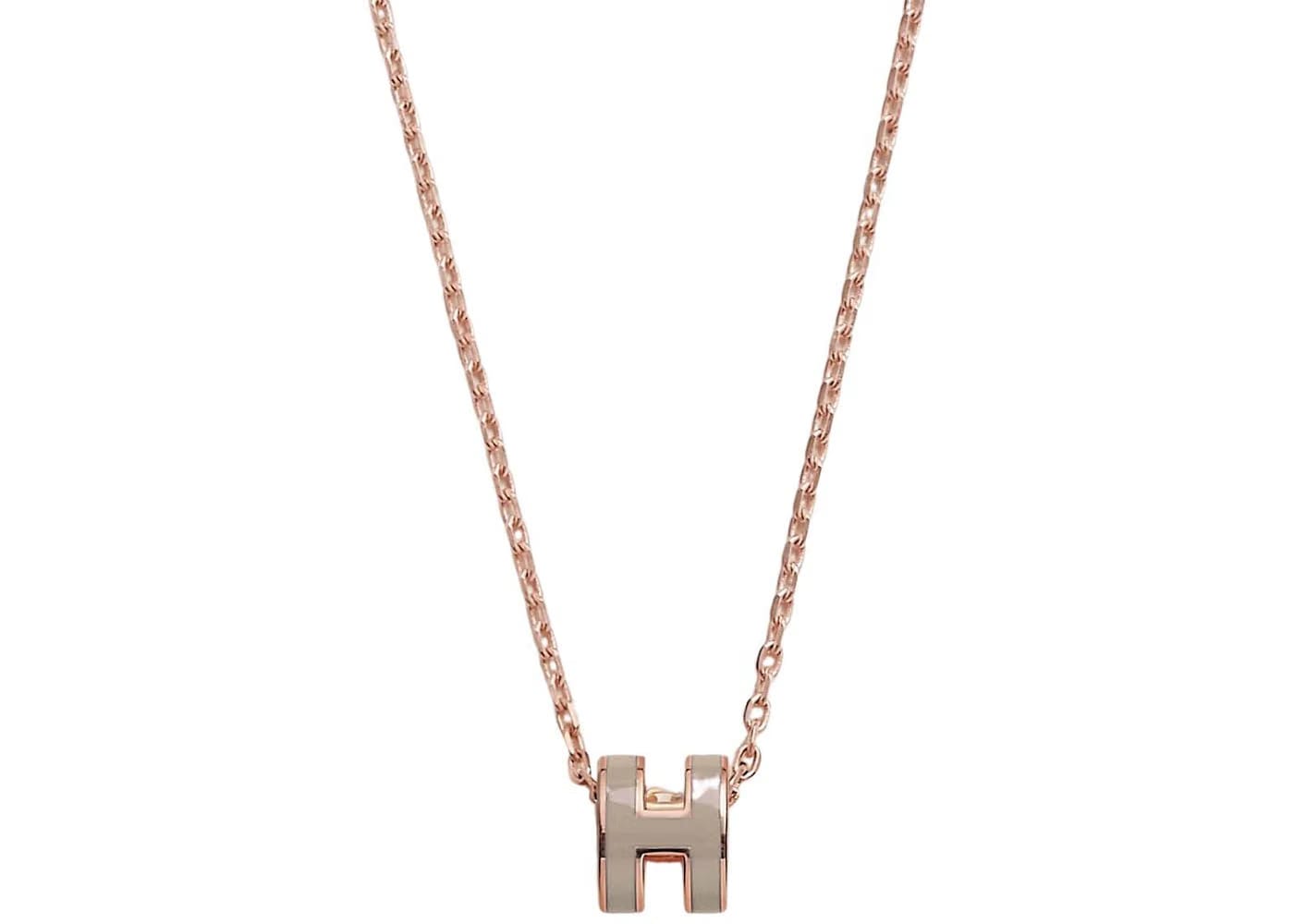 Hermes Mini Pop H Pendant Marron Glace