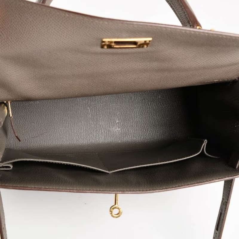 Hermes Kelly Sellier Epsom 28 Etain
