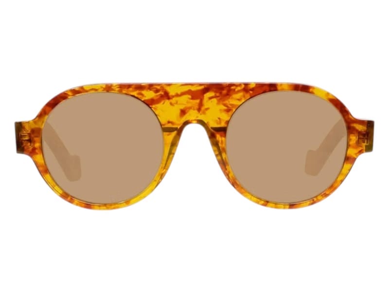 LOEWE Round Sunglasses Amber (LW40020F 54E)