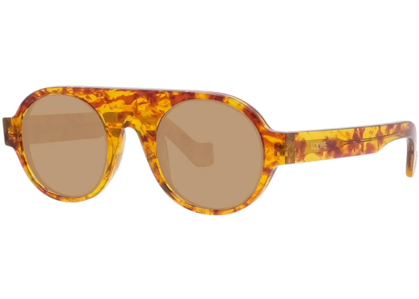 LOEWE Round Sunglasses Amber (LW40020F 54E)