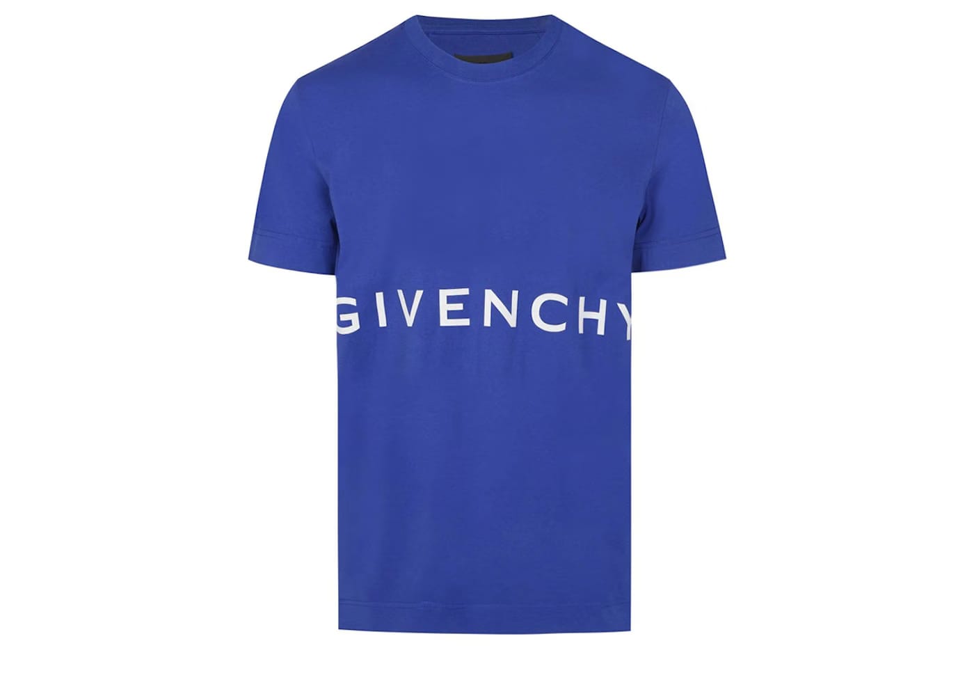Givenchy Classic Fit Bonded T-Shirt Ocean Blue