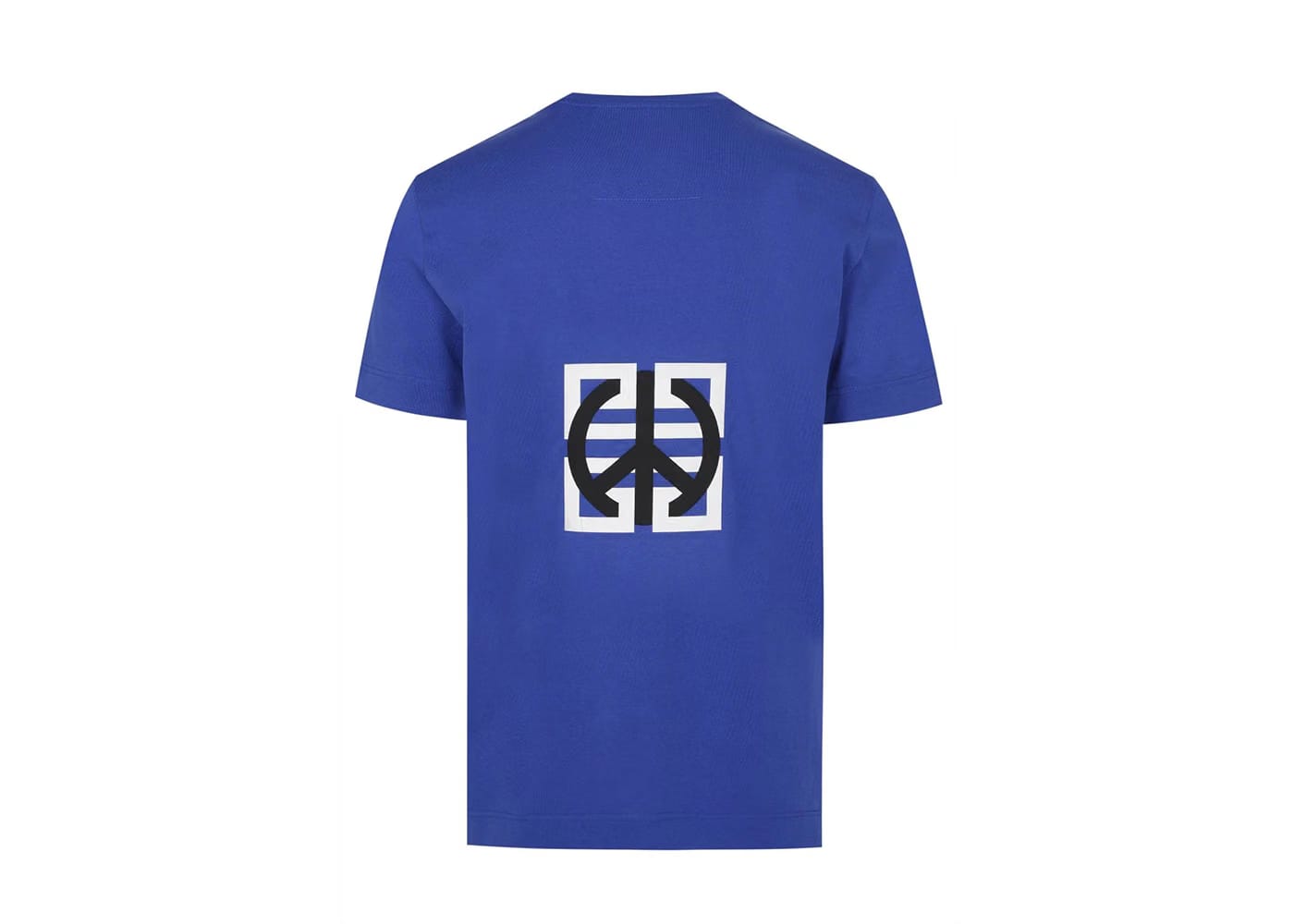 Givenchy Classic Fit Bonded T-Shirt Ocean Blue