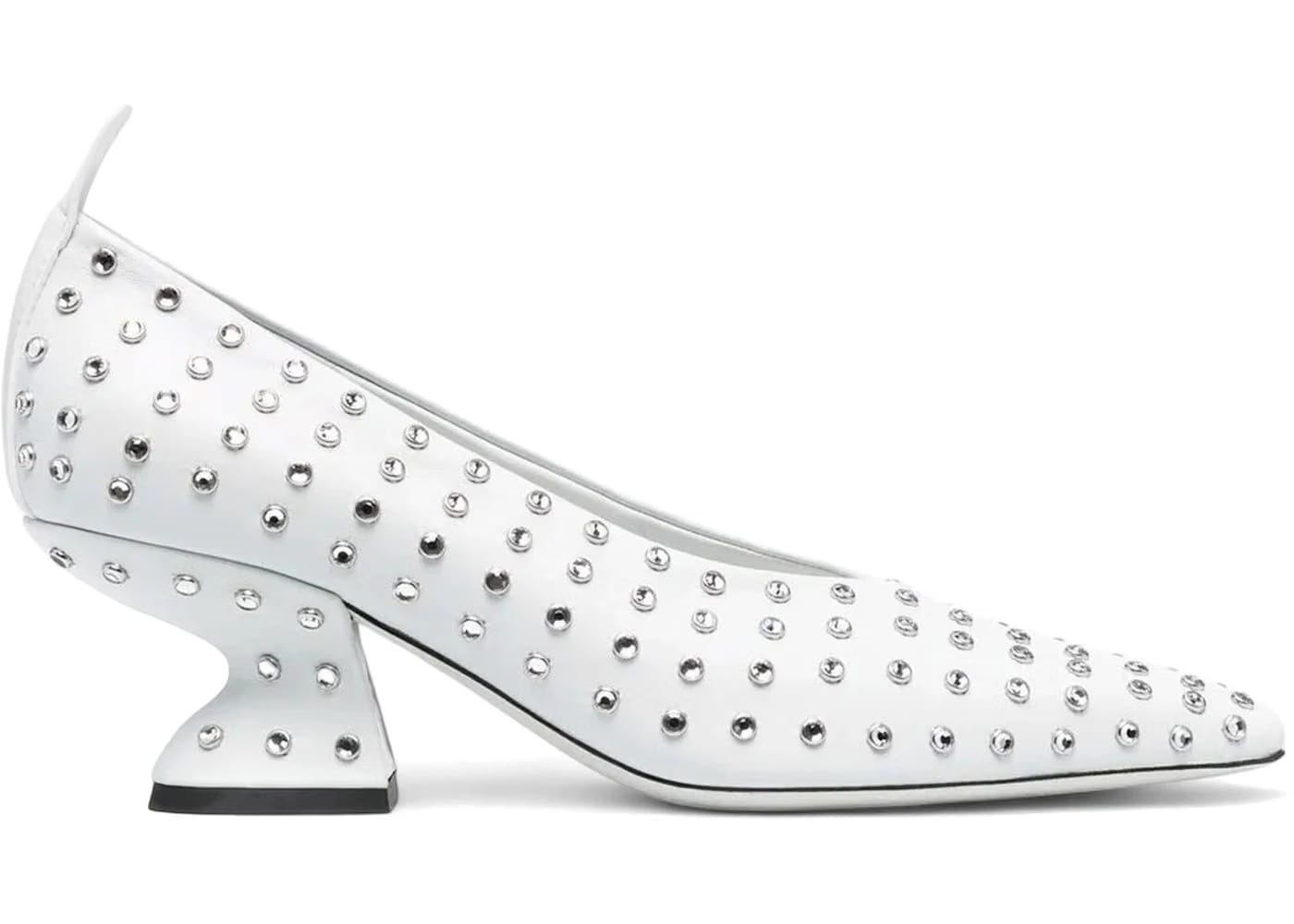 Ferragamo F-Heel Rhinestone Pumps Blue (Women's)