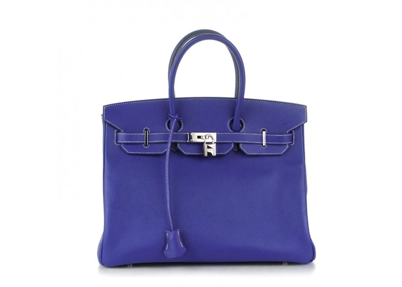 Hermes Birkin Epsom 35 Bleu Electrique/Mykonos