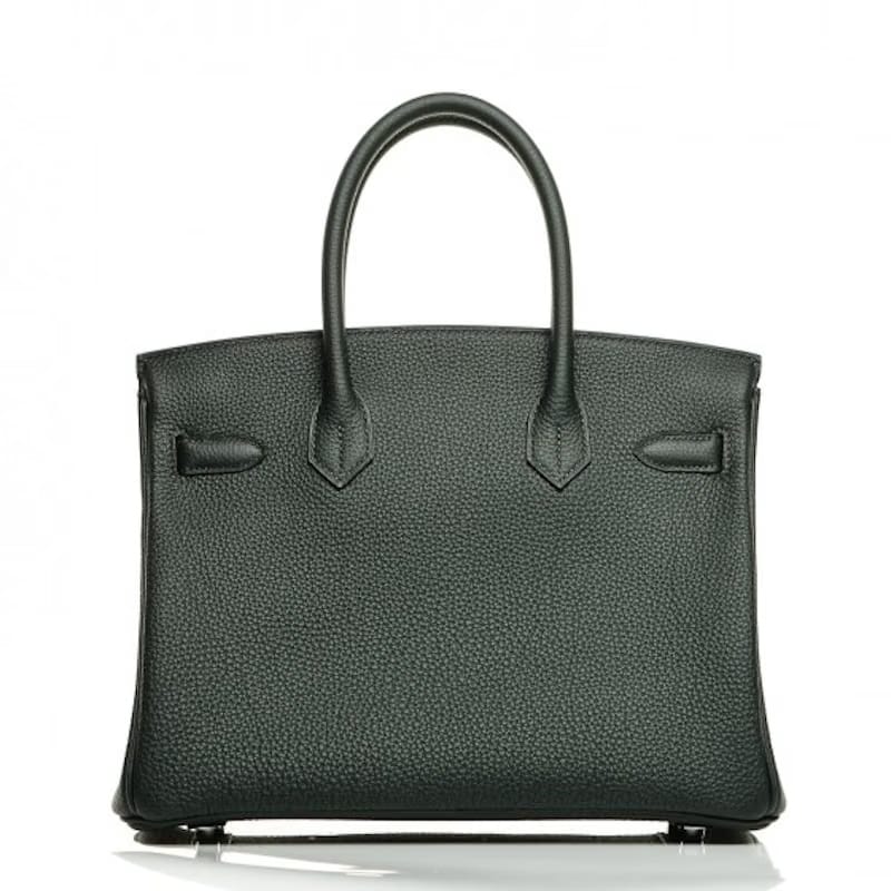 Hermes Birkin Togo 30 Vert Fonce
