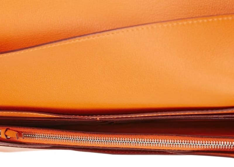 Hermes Spiratek Travel Wallet Swift Orange