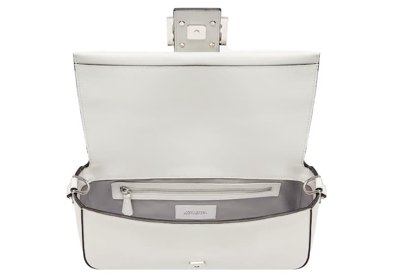Fendi by Marc Jacobs Baguette White Leather Bag