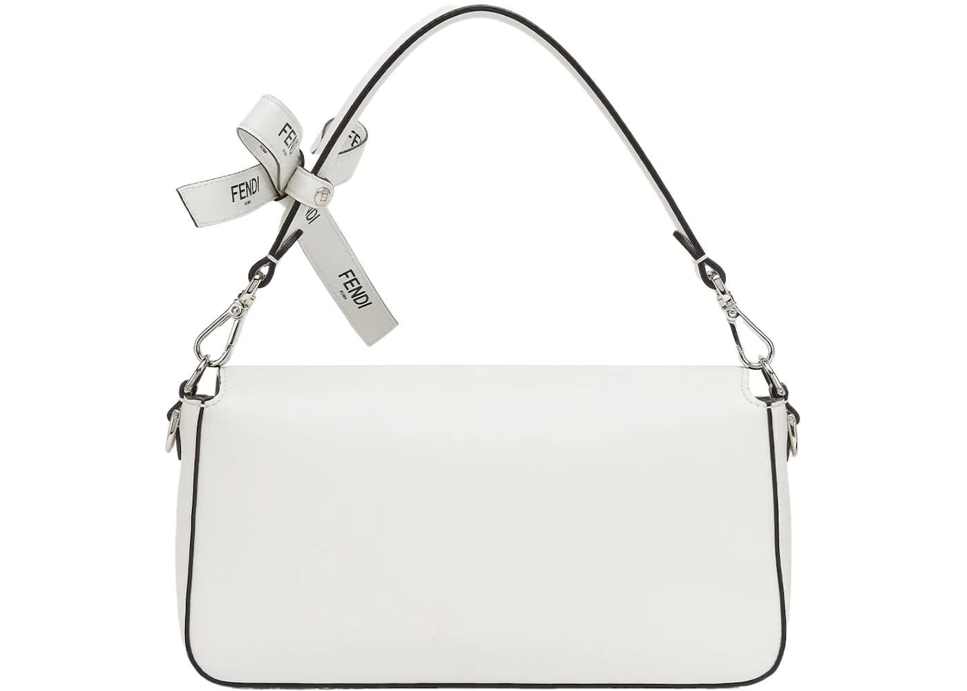 Fendi by Marc Jacobs Baguette White Leather Bag