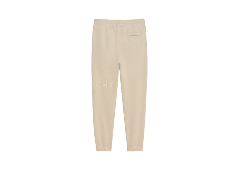 Givenchy Slim Fit Jogging Sweatpants Light Beige