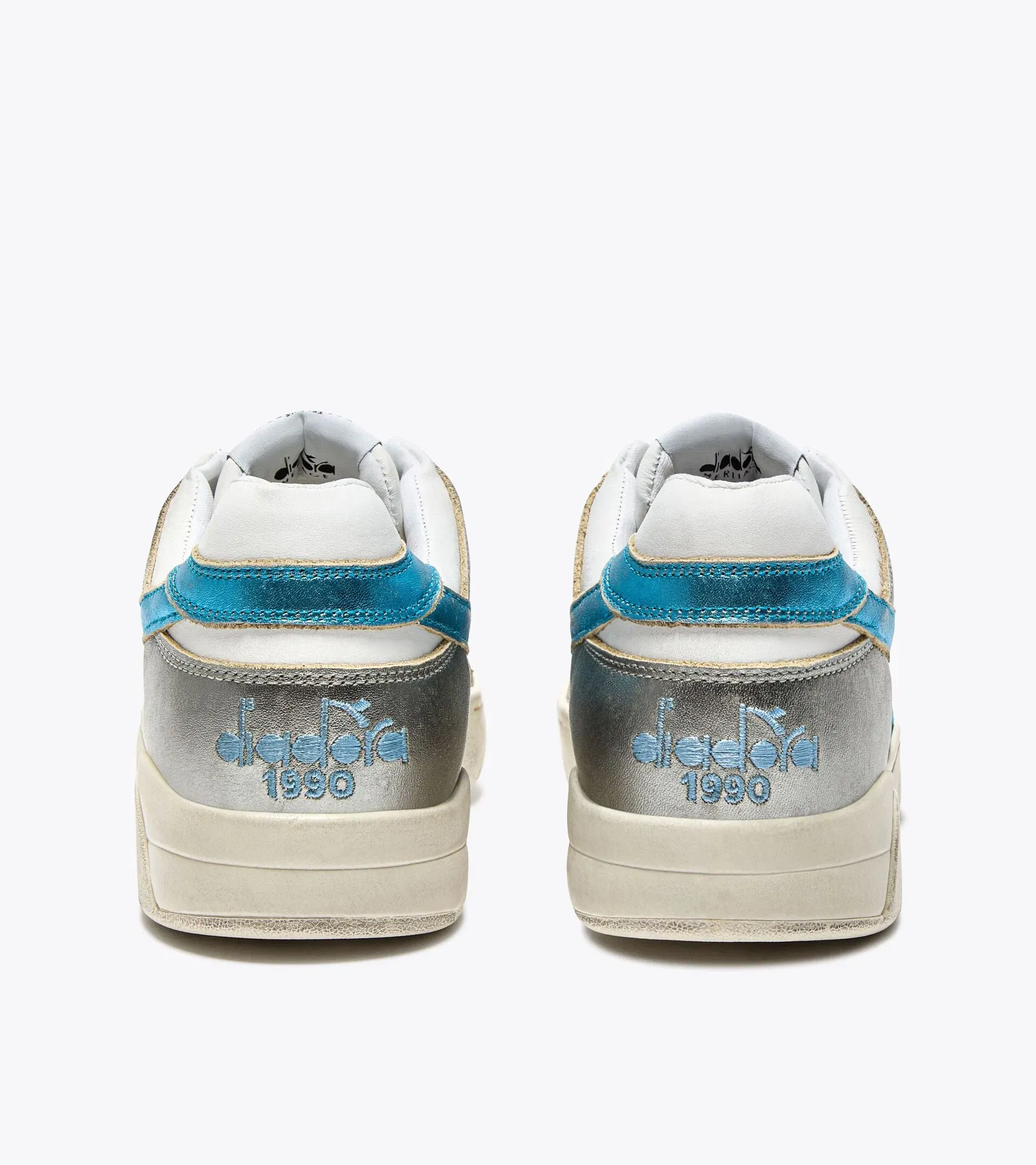 Diadora B.560 Metallic Mix Wn White/Silver/Aquamarine