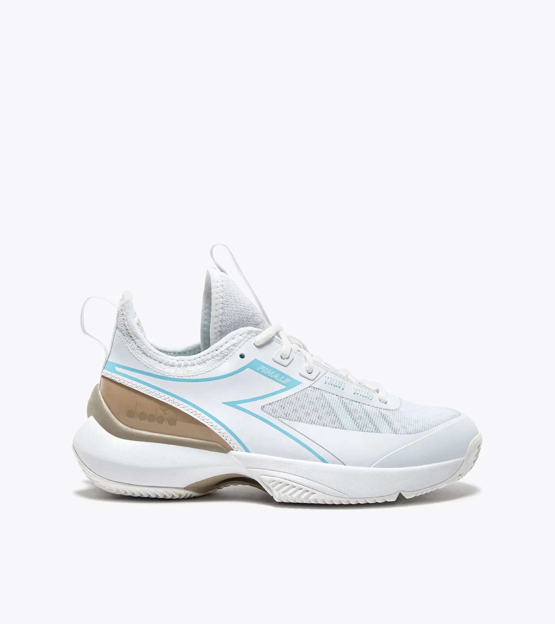 Diadora Finale W Clay White/Corydalis Blue