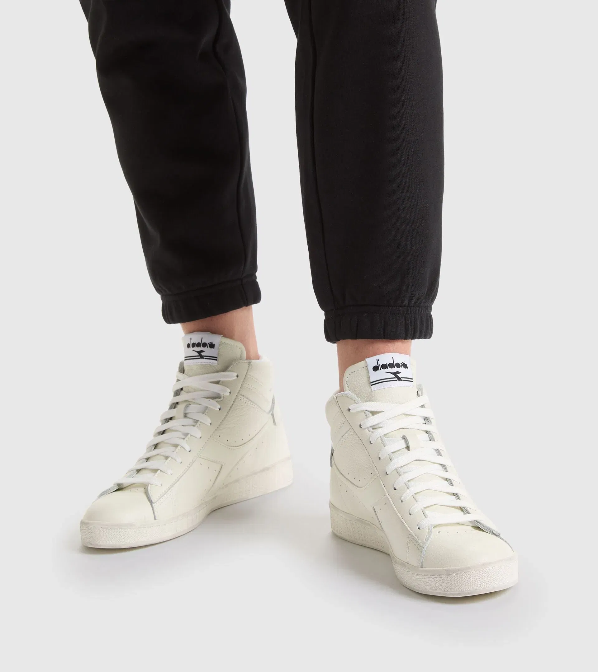 Diadora Game L High Waxed White/White/White