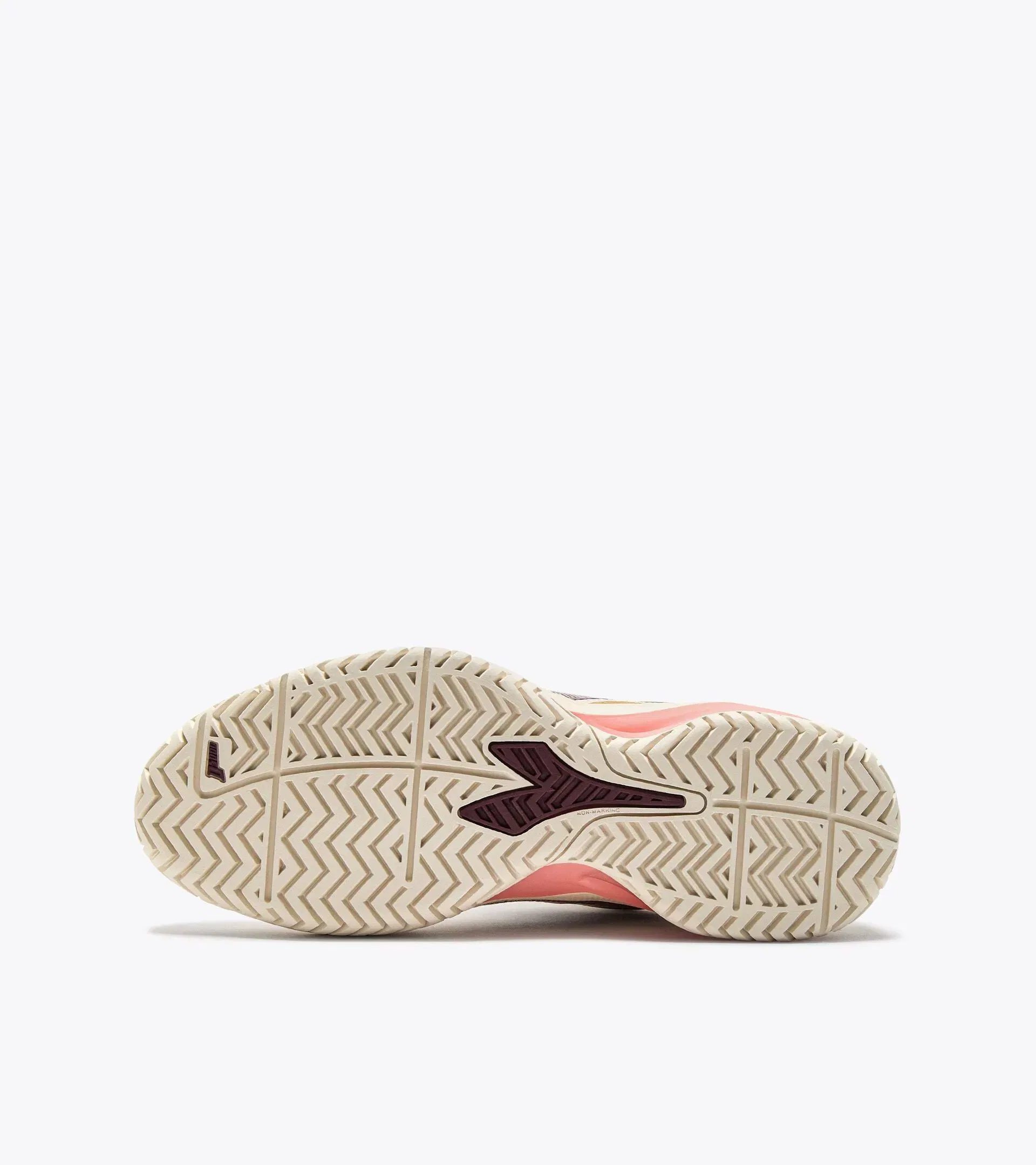 Diadora Blushield Torneo 3 W Ag Whisper Wh/Maroon Ban/Des Flwr