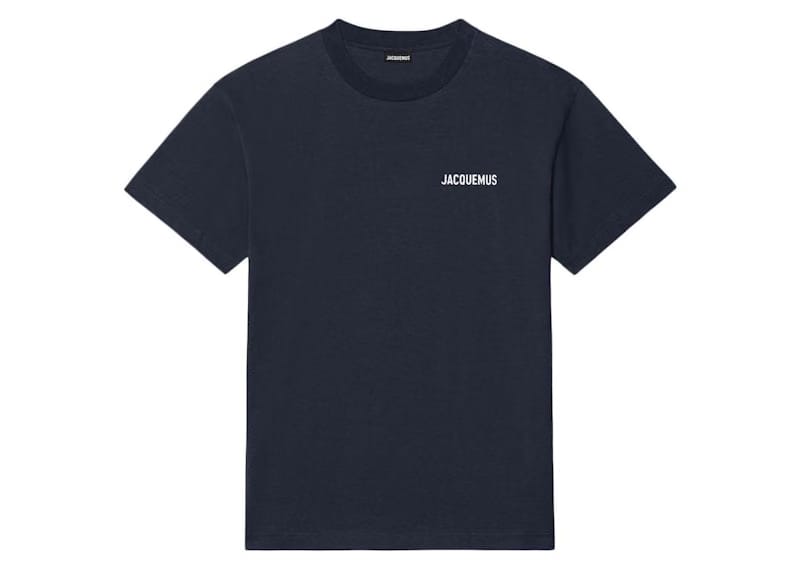 Jacquemus Le T-Shirt Logo T-Shirt Navy