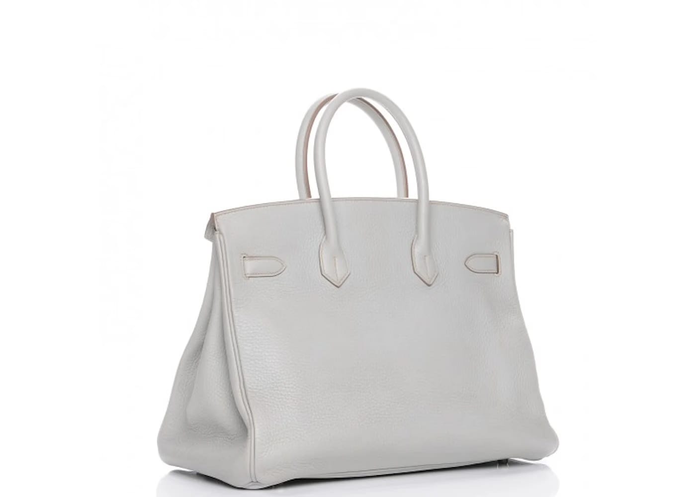 Hermes Birkin Taurillon Clemence 35 Gris Perle