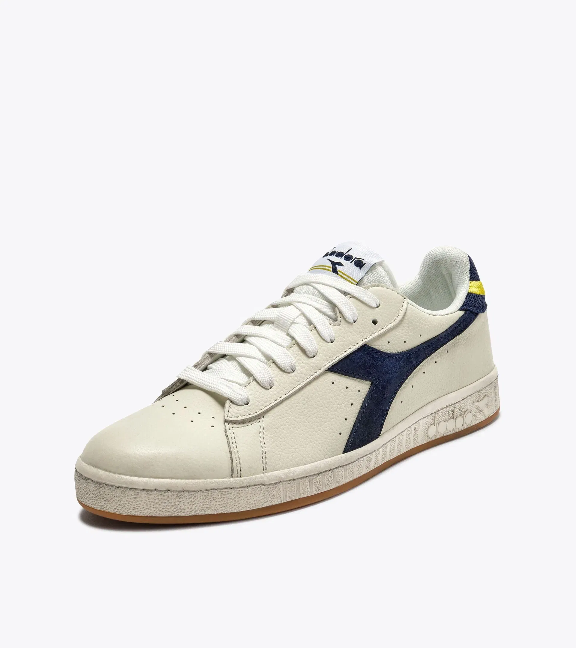 Diadora Game Low Jersey Waxed White/Navy Peony