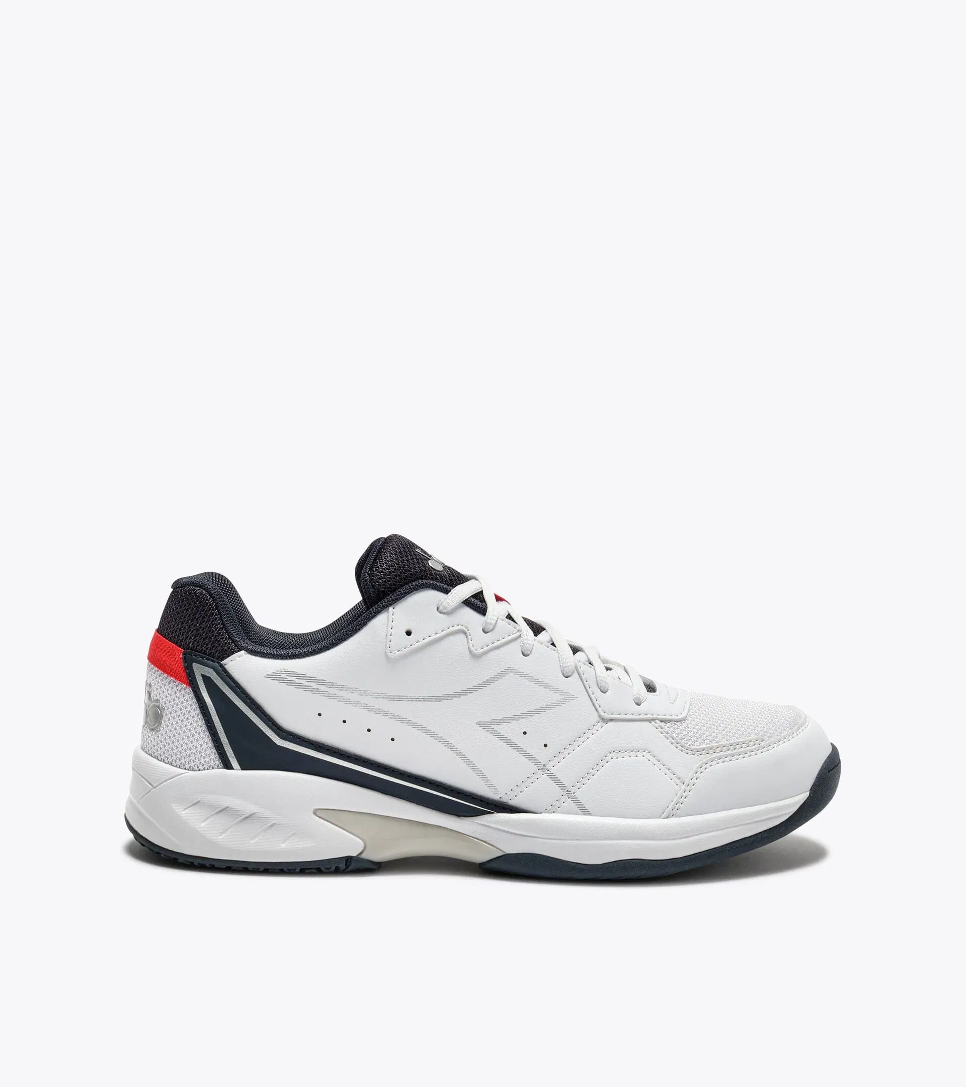 Diadora Volee 7 White/Blue Corsair