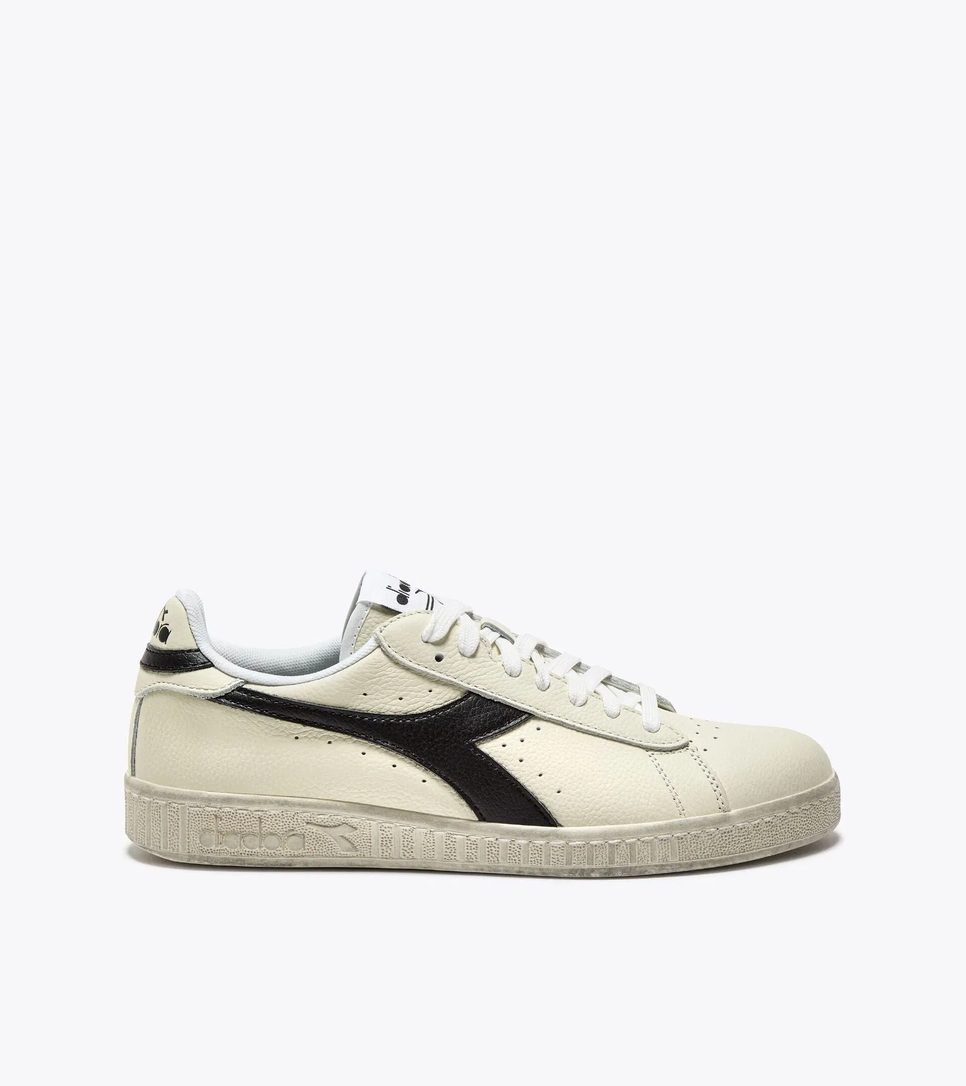 Diadora Game L Low Waxed White/Black