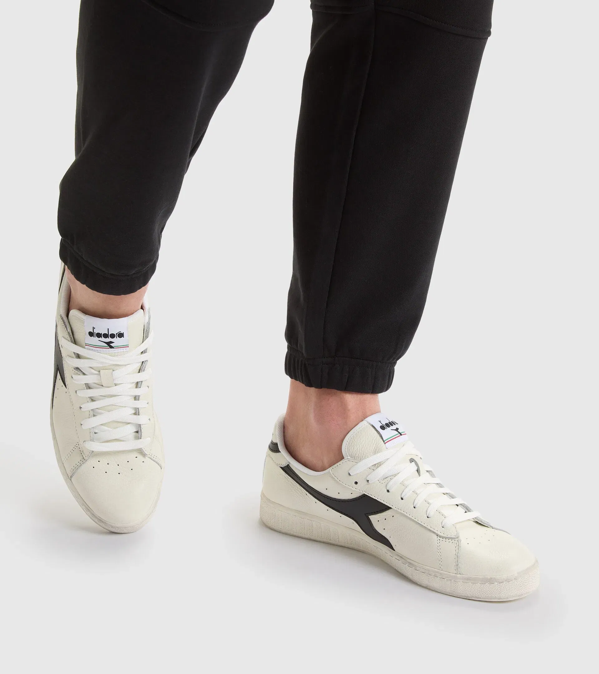 Diadora Game L Low Waxed White/Black