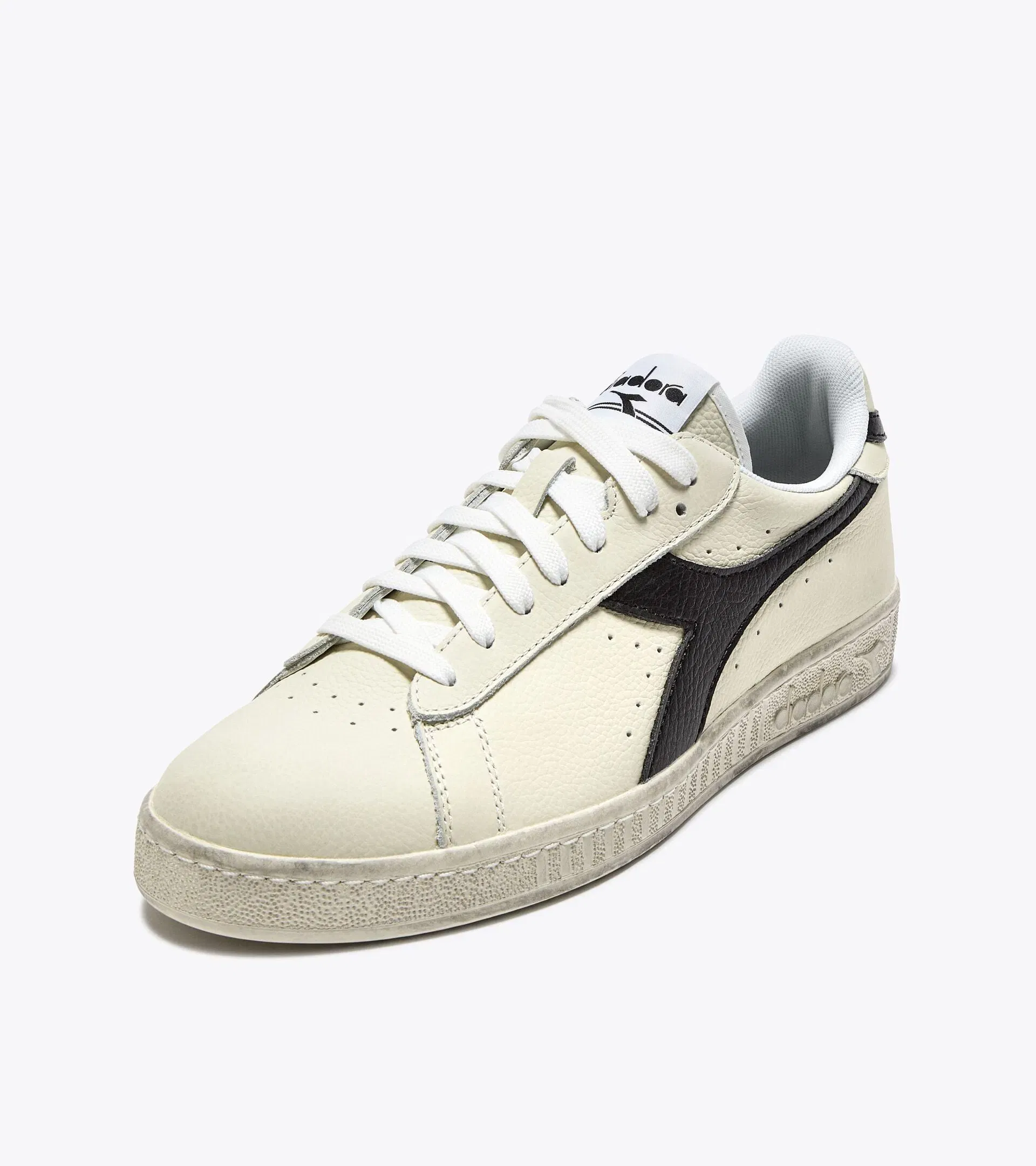 Diadora Game L Low Waxed White/Black