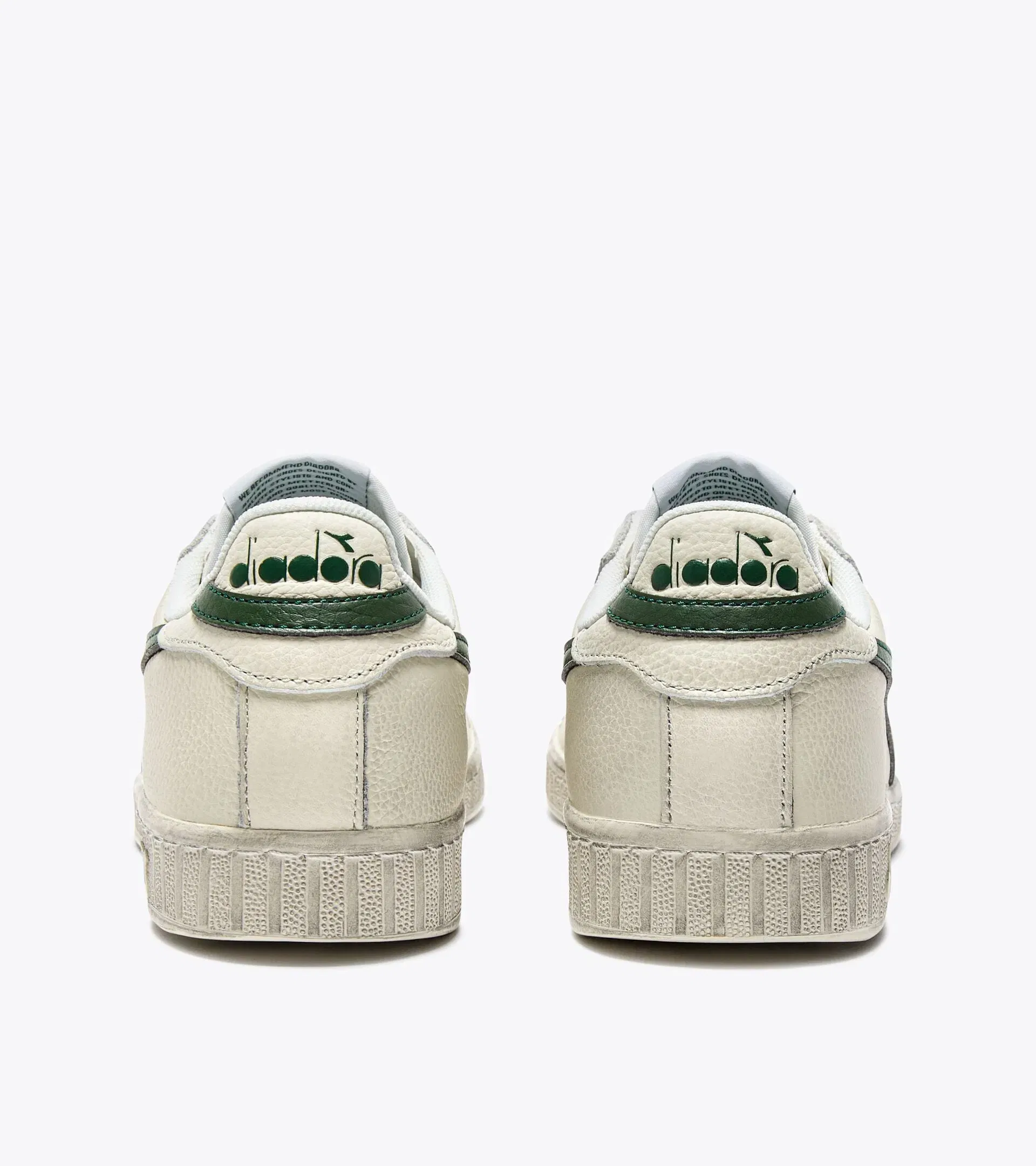 Diadora Game L Low Waxed White/Fogliage Green