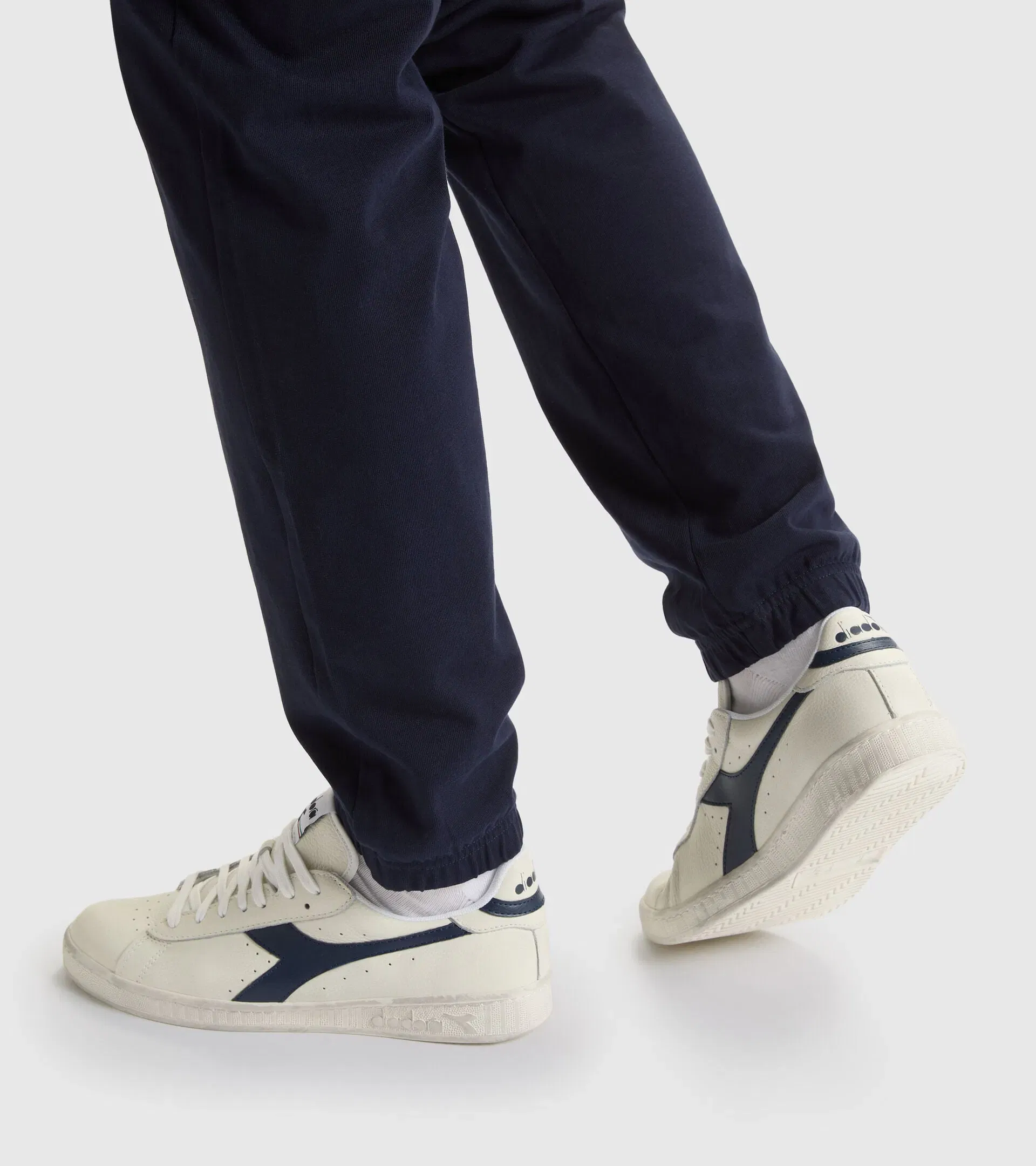 Diadora Game L Low Waxed White/Blue Caspian Sea