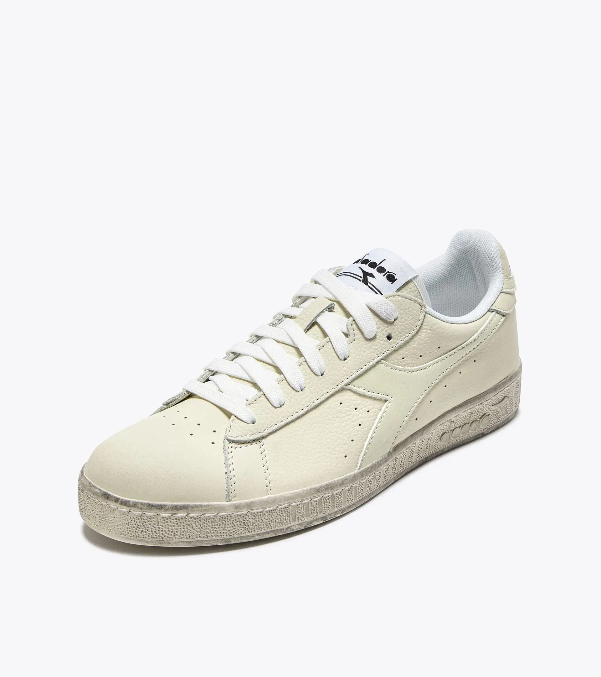 Diadora Game L Low Waxed White/White/White