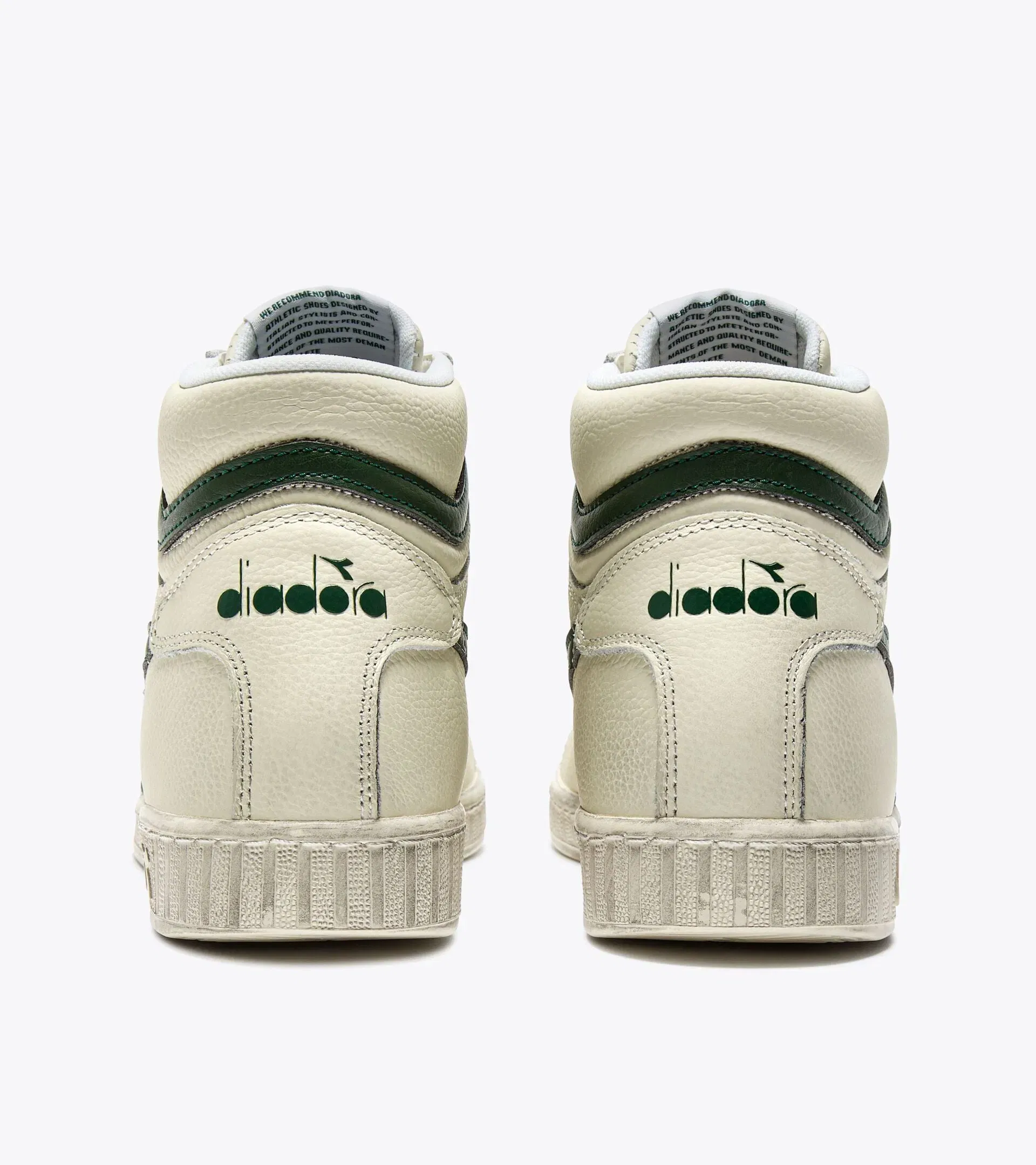 Diadora Game L High Waxed White/Fogliage Green