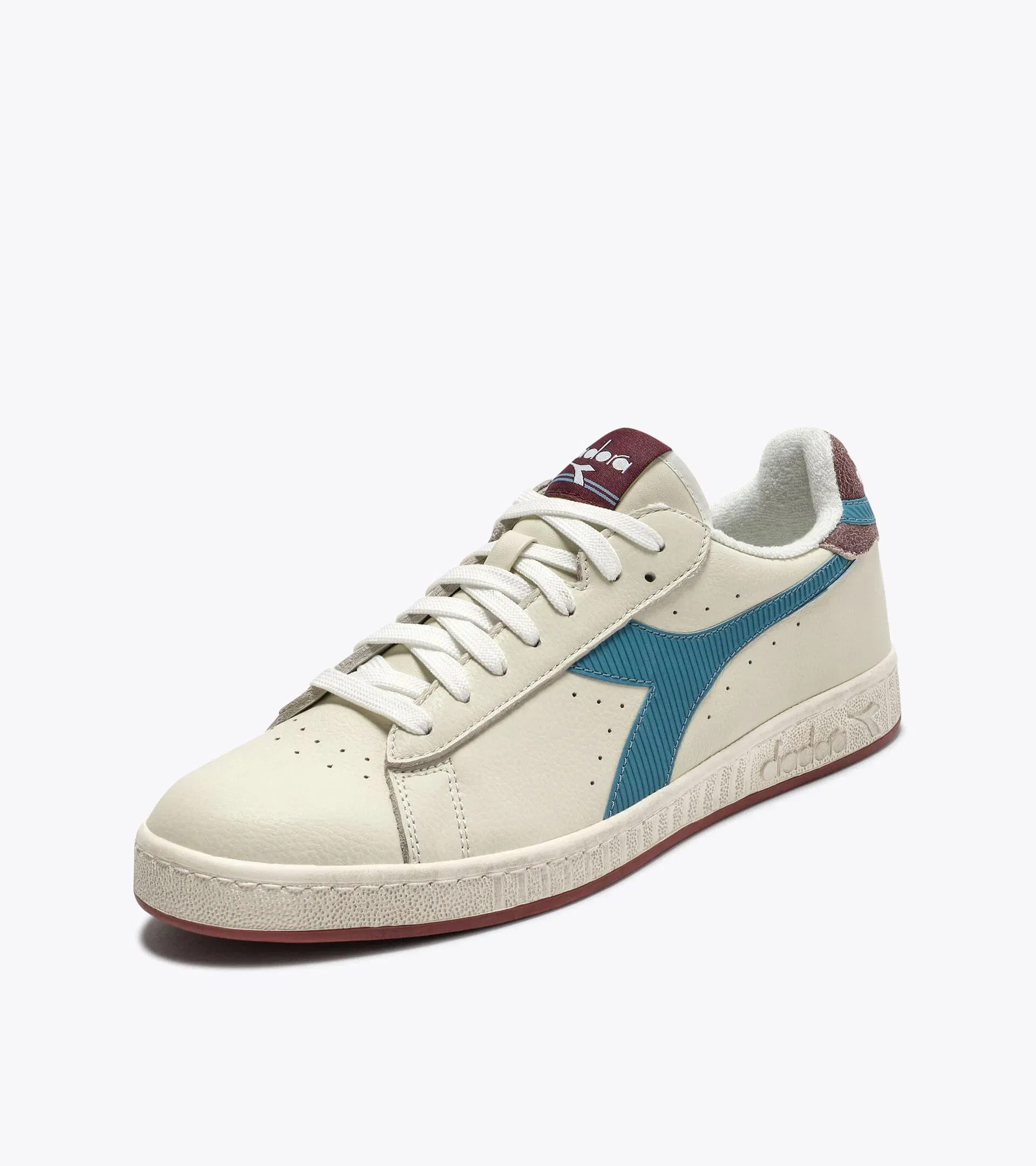 Diadora Game Low Stripes Waxed Sky-Blue Quartz