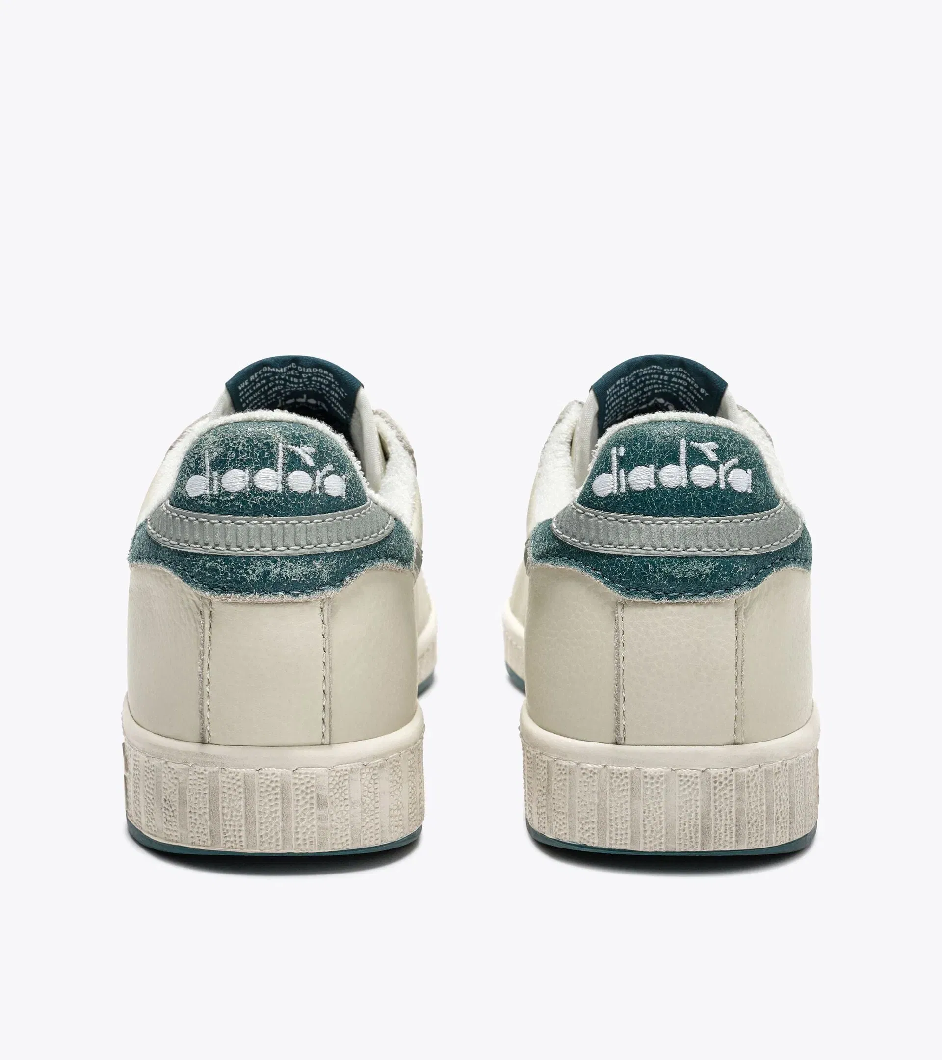 Diadora Game Low Stripes Waxed Green Gray