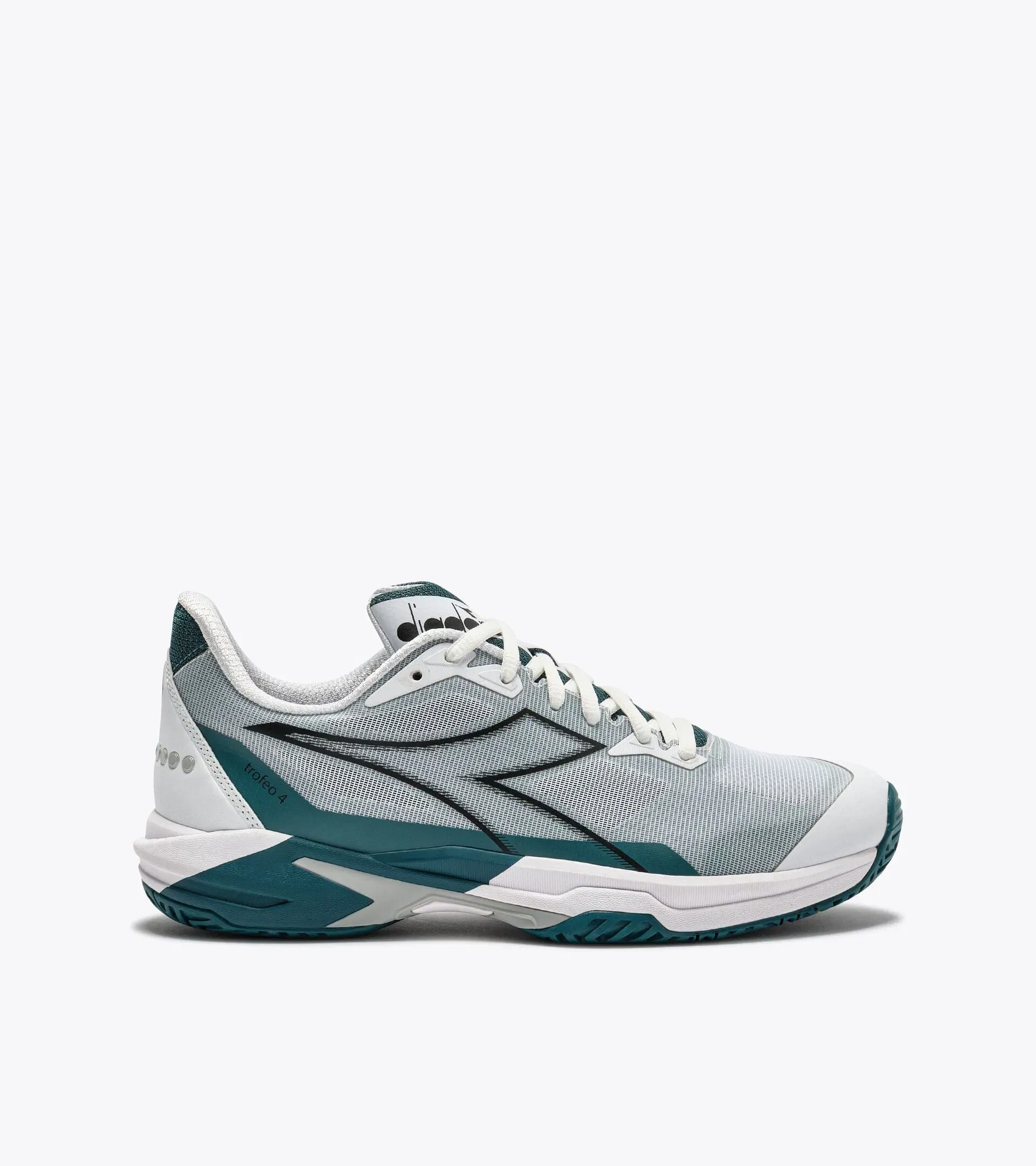 Diadora Trofeo 4 Ag White /Black/Shaded Spruce