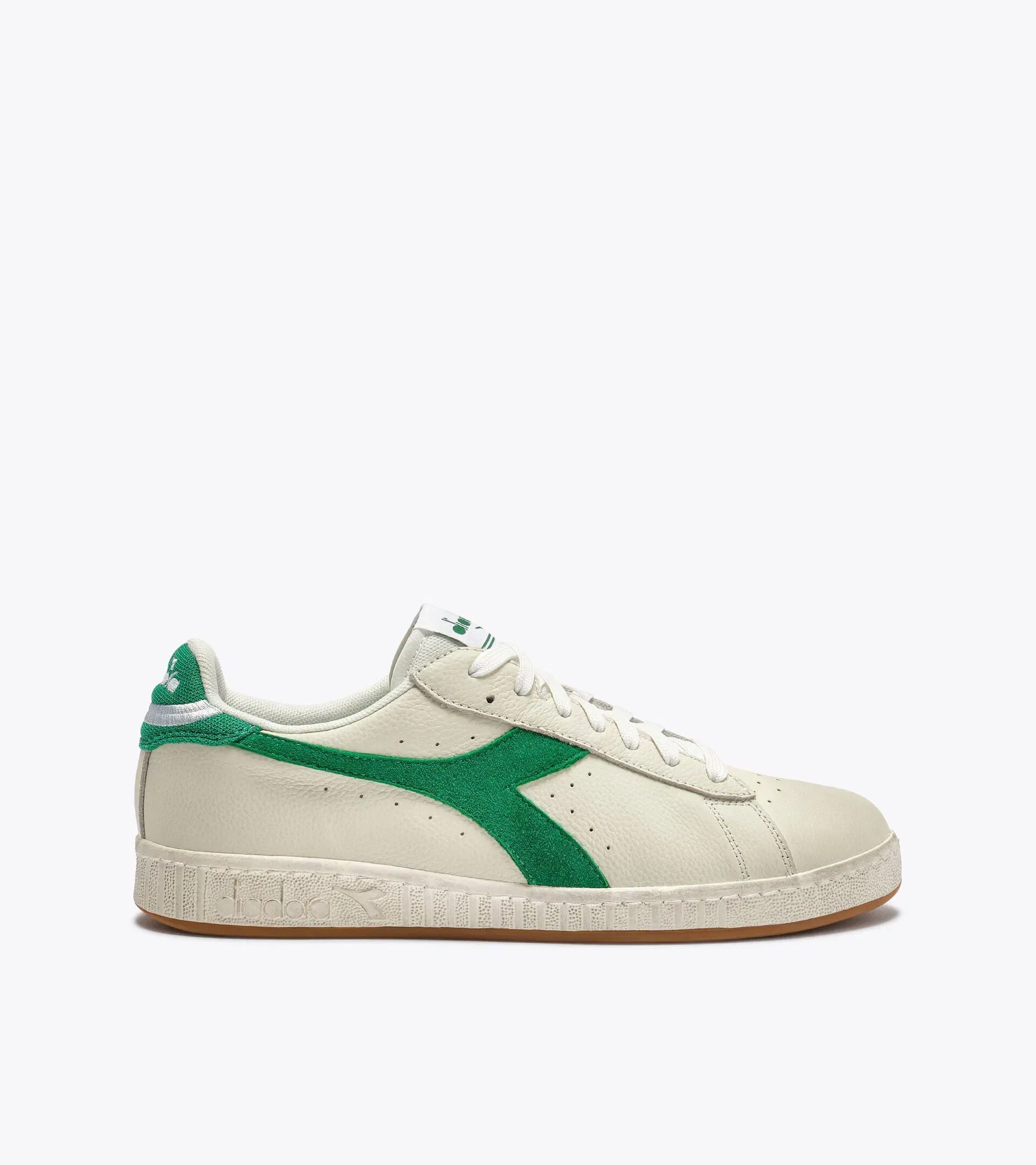 Diadora Game Low Jersey Waxed White /Deep Mint