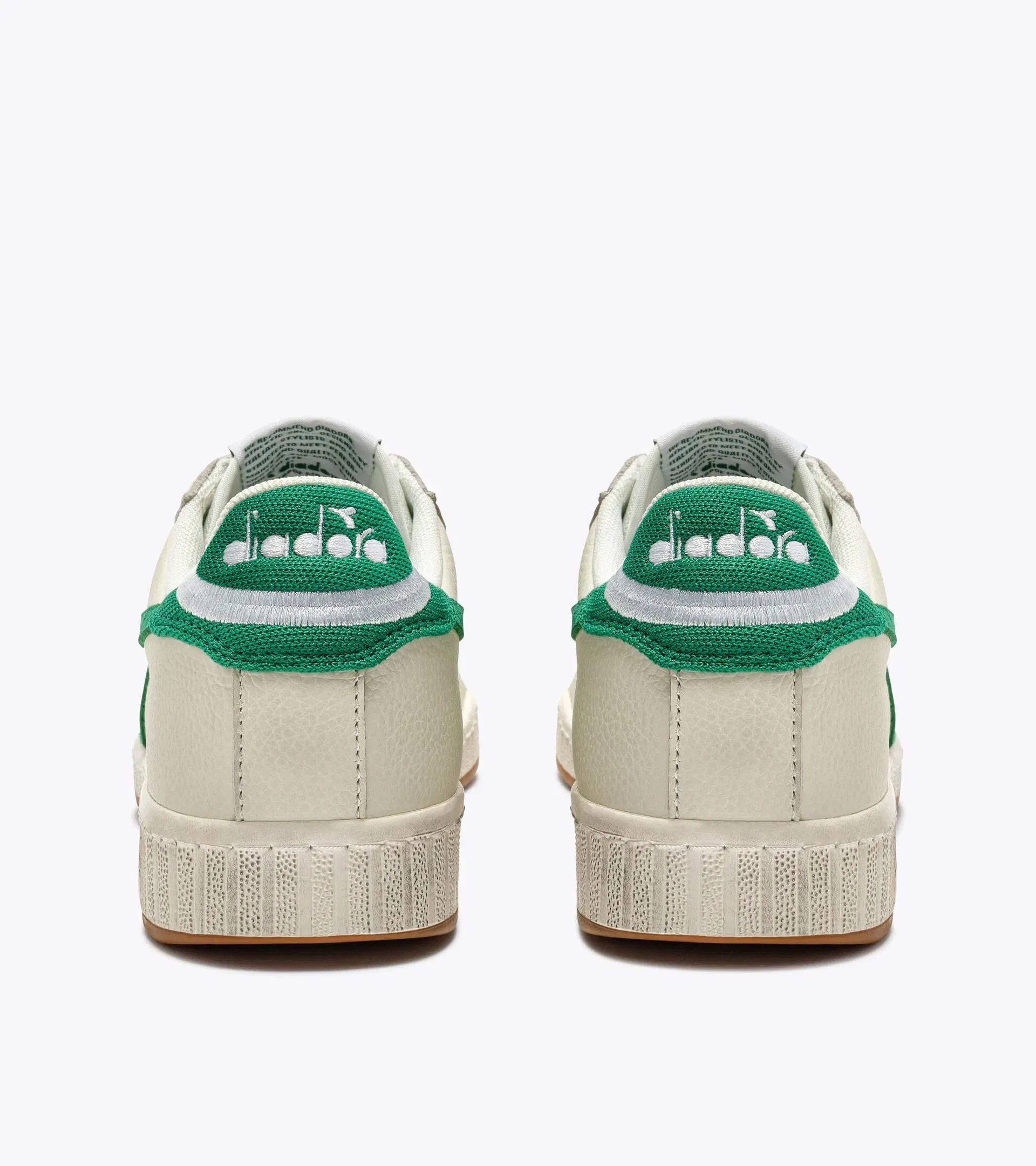 Diadora Game Low Jersey Waxed White /Deep Mint