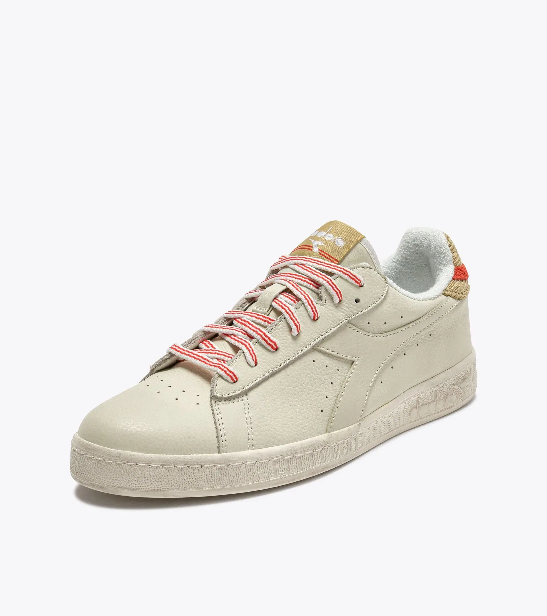 Diadora Game Low Tumble Waxed White/Mojave Desert