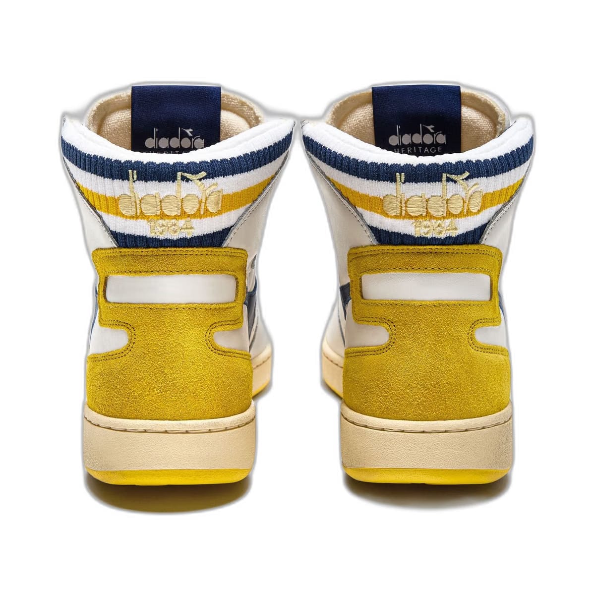 Diadora Mi Basket Forty Knit Italia White