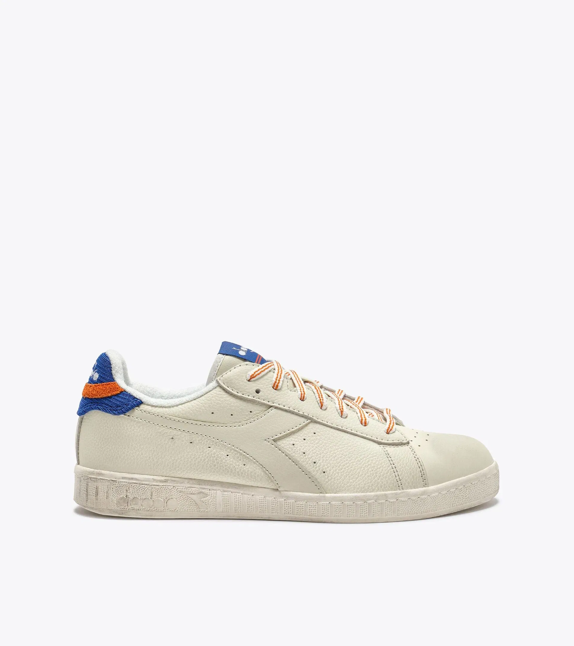 Diadora Game Low Tumble Waxed White/Dazzling Blue
