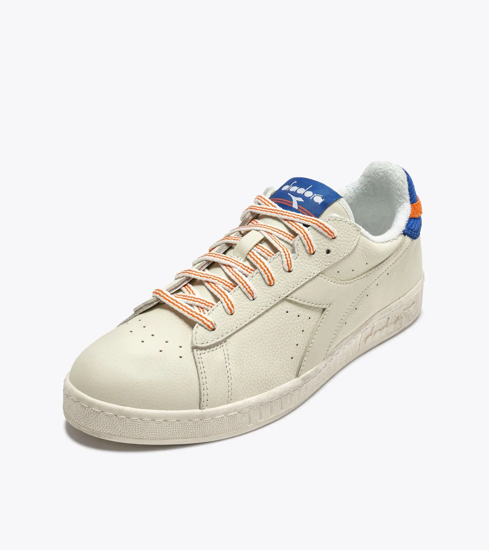 Diadora Game Low Tumble Waxed White/Dazzling Blue