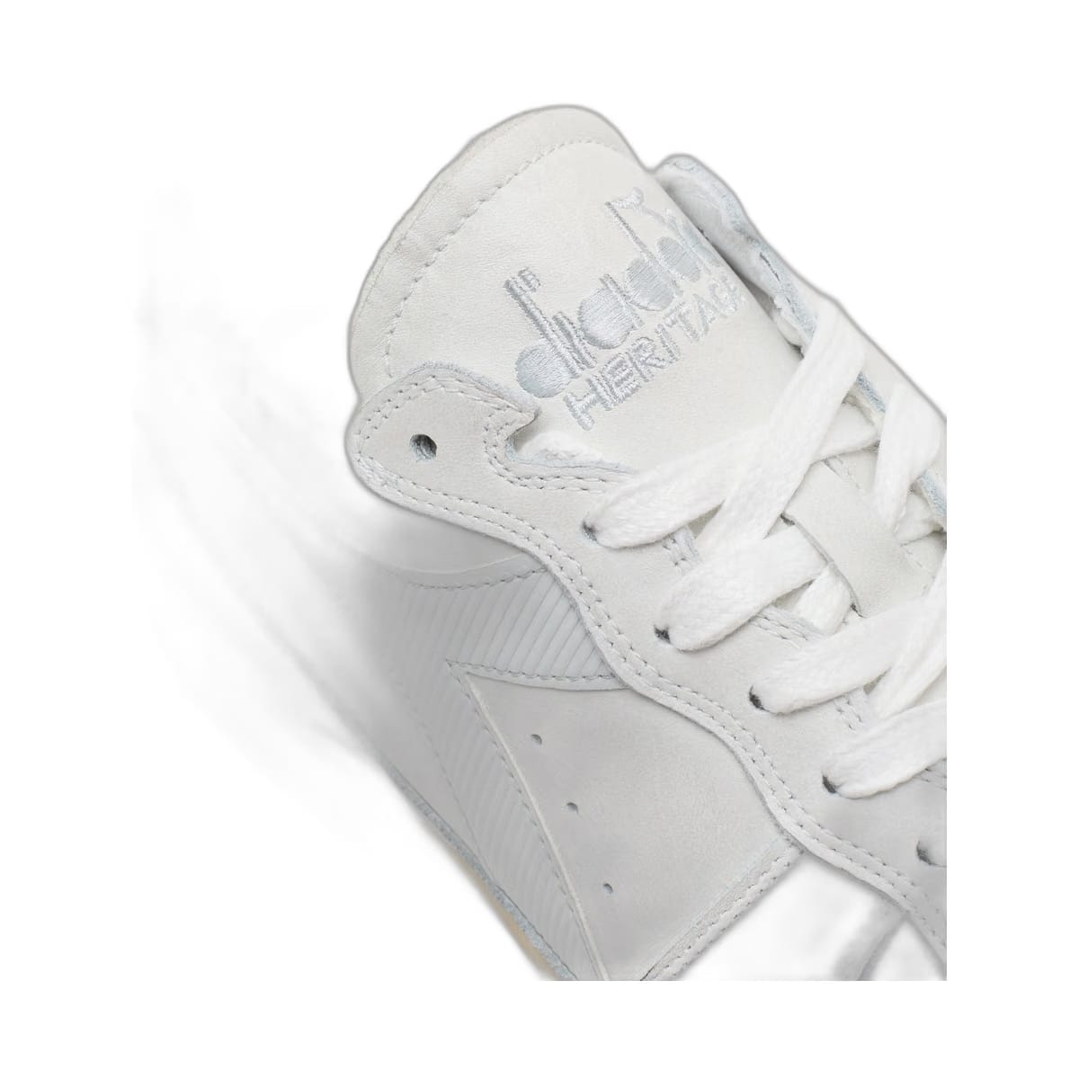 Diadora Mi Basket Row Cut White/Dawn Blue